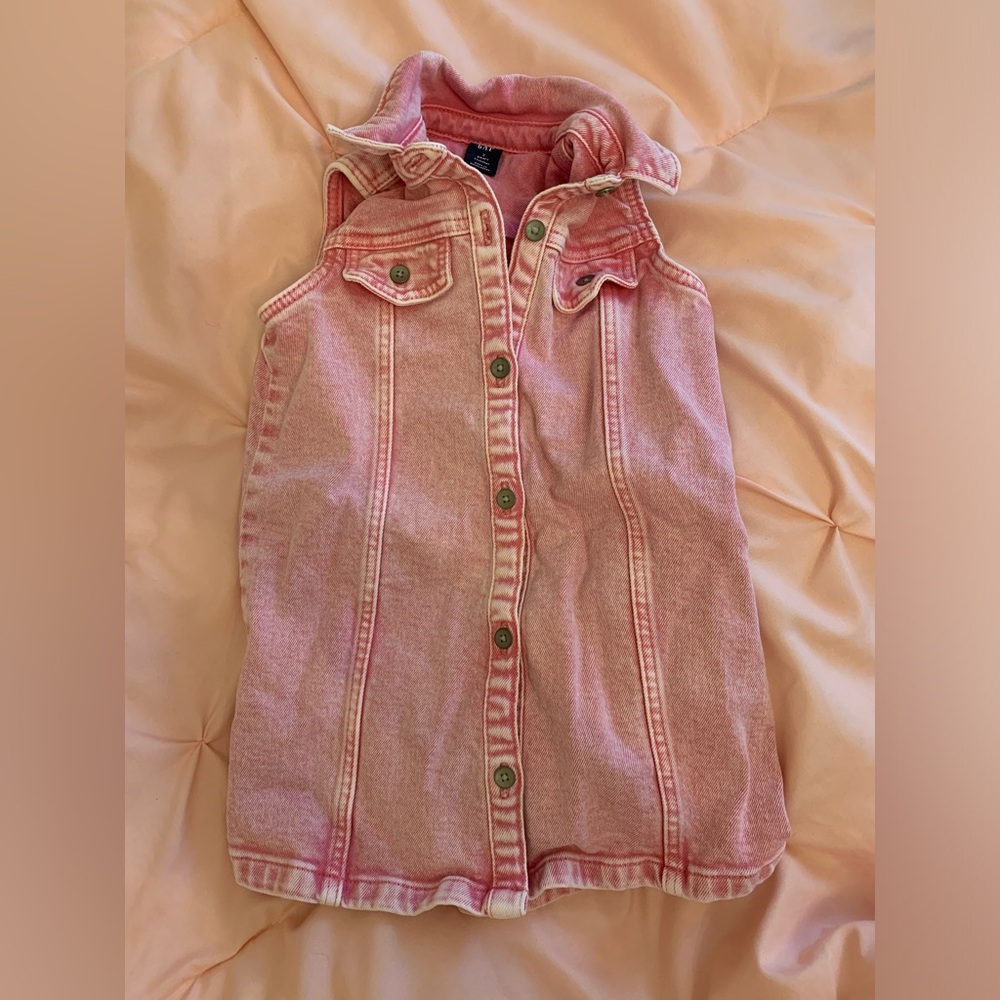 GAP Pink Sleeveless Kids Dress